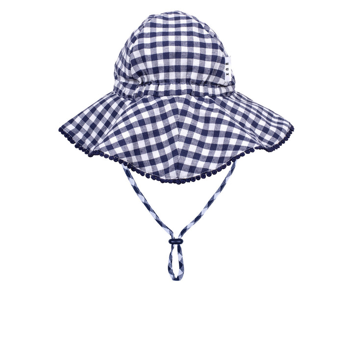 Huxbaby Frilly Sunhat Cherry Pie Check