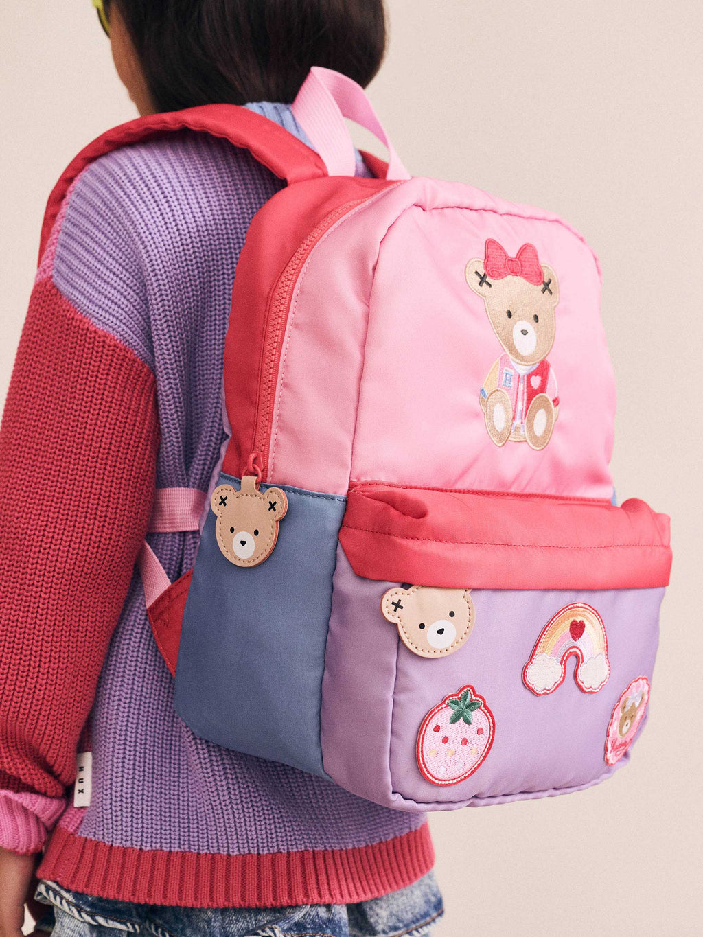 Huxette Colour Block Varsity Backpack