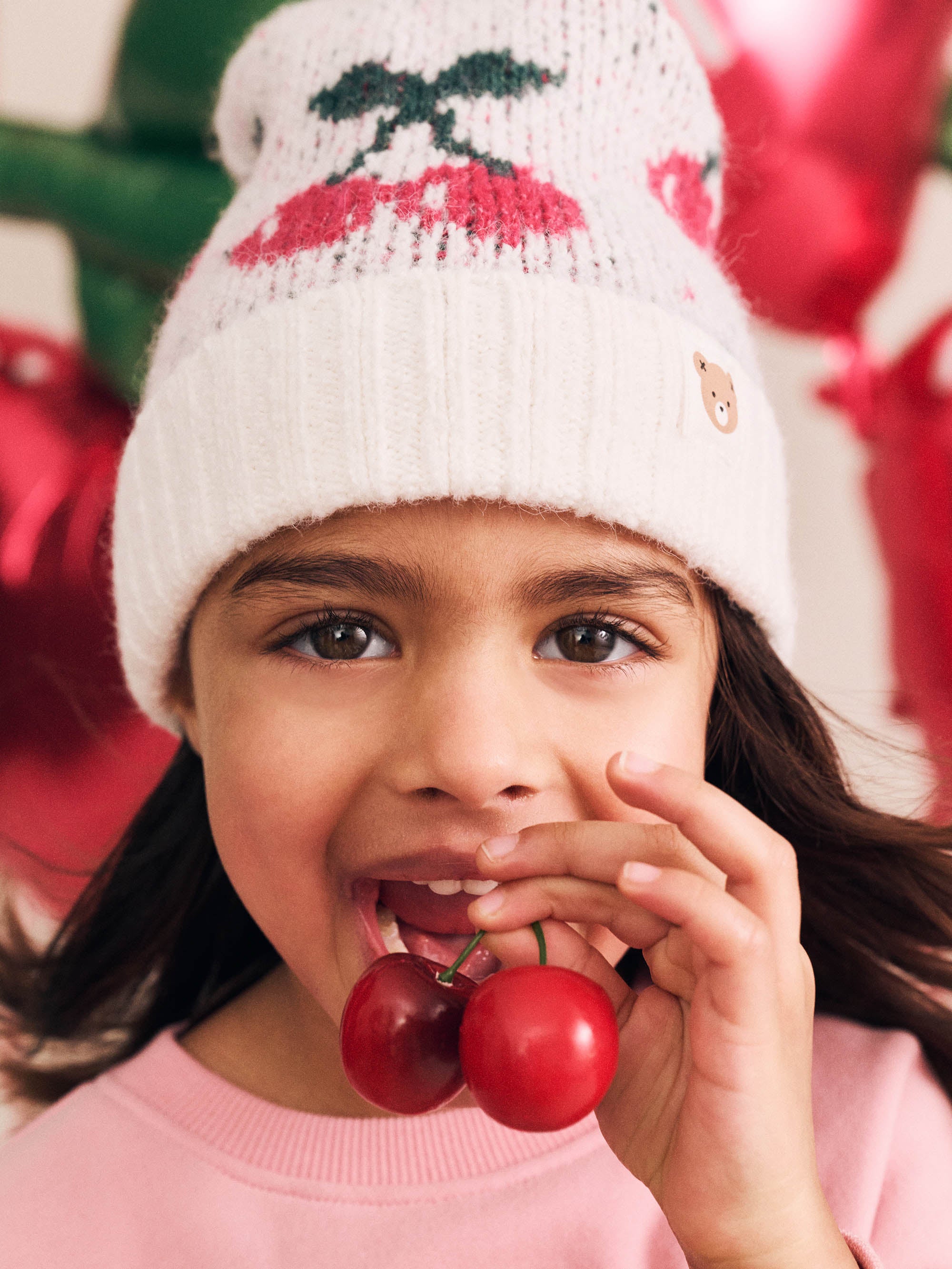 Cherry Knit Beanie