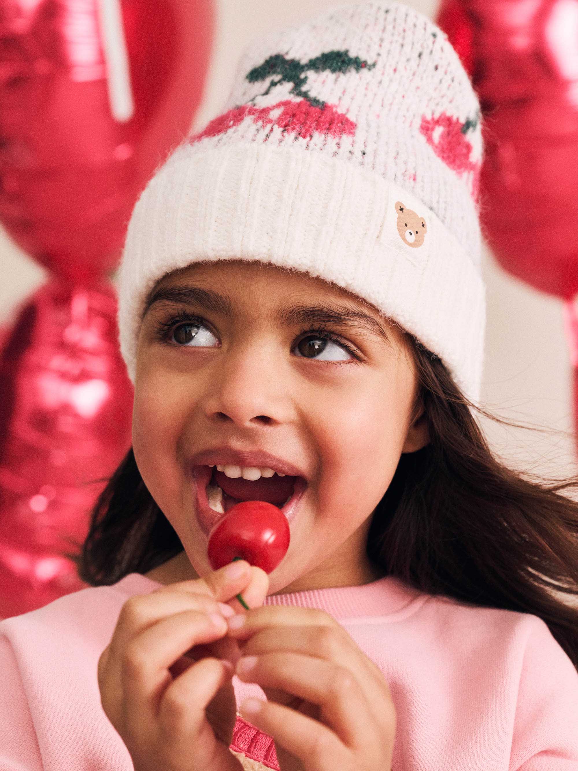 Cherry Knit Beanie