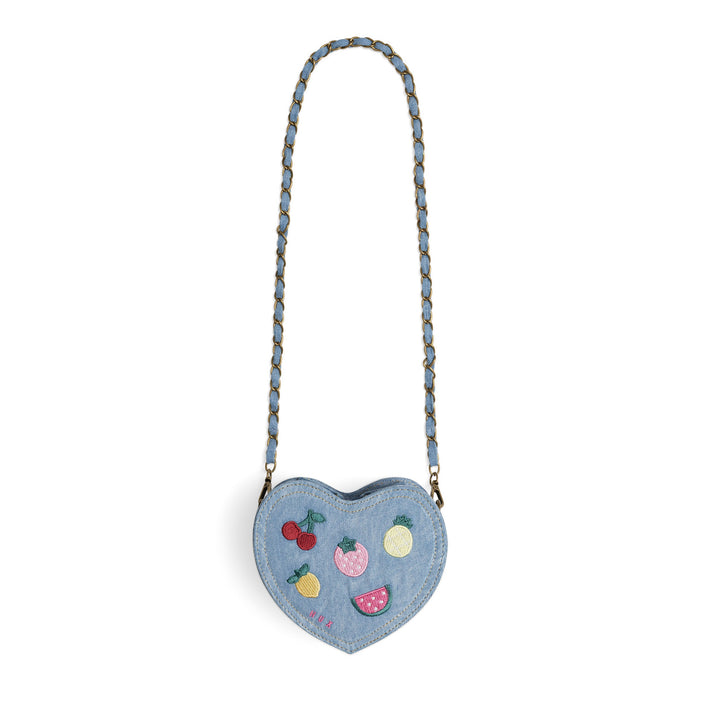 Huxbaby I Heart Fruit Denim Shoulder Bag