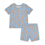 Teddy Hux Pyjamas - Cornflower