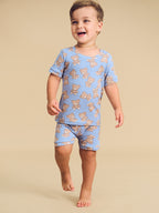 Teddy Hux Pyjamas - Cornflower
