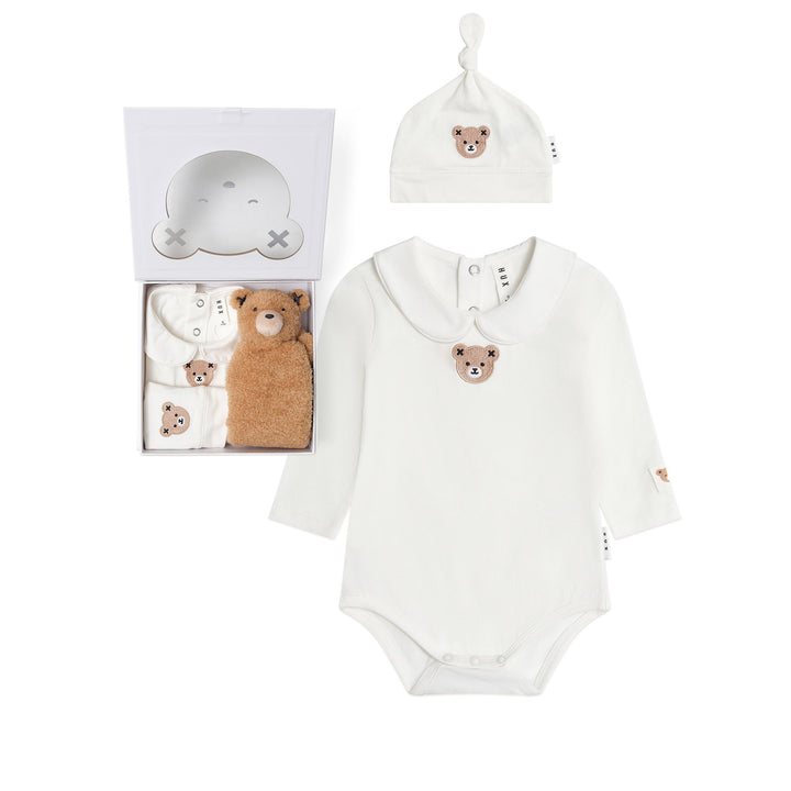 Huxbaby Baby's First Gift Set - Romper, Hat, Comforter