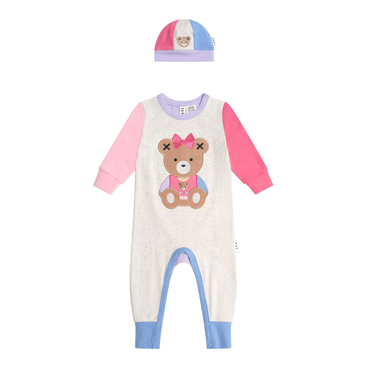 Huxbaby Huxette Romper & Hat Set
