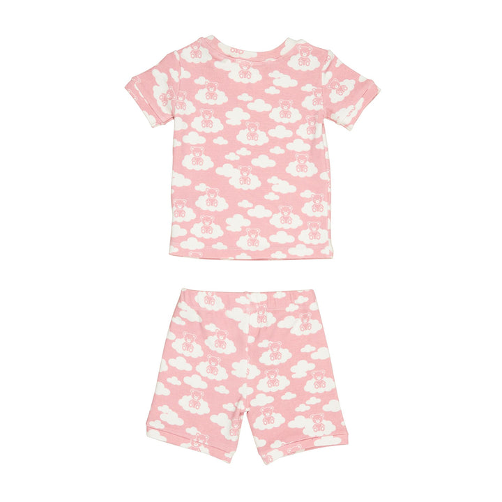 Huxbaby Cloud Bear Dusty Rose Pyjama Set