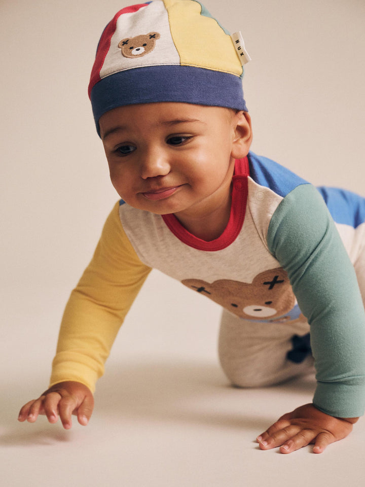 Huxbaby Huxbear Romper & Hat Set