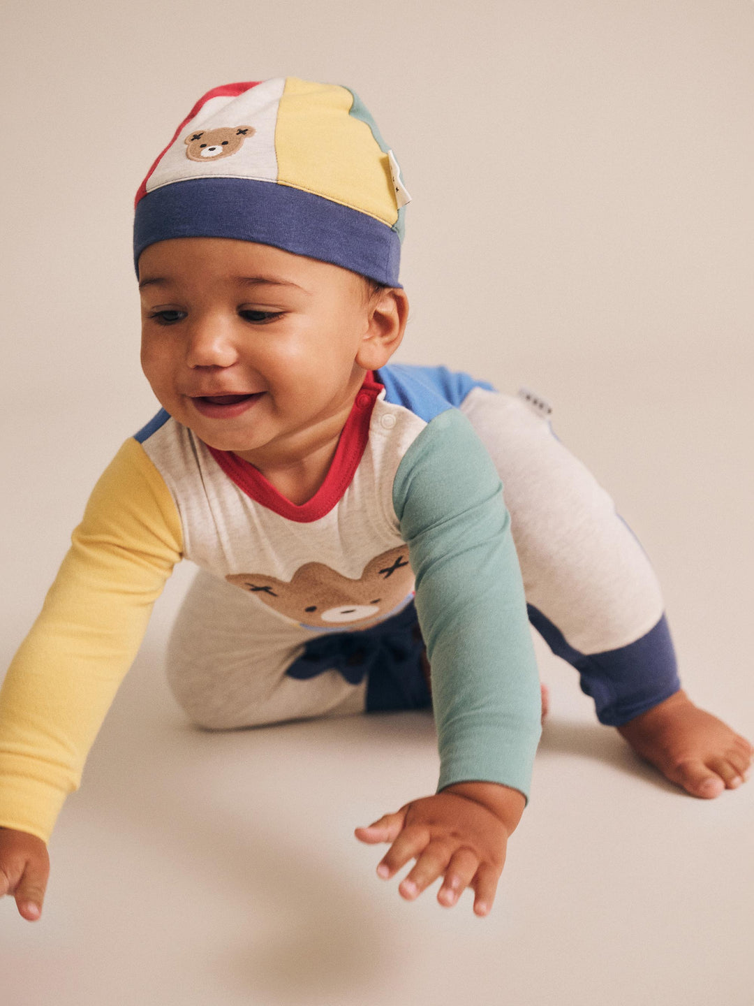 Huxbaby Huxbear Romper & Hat Set