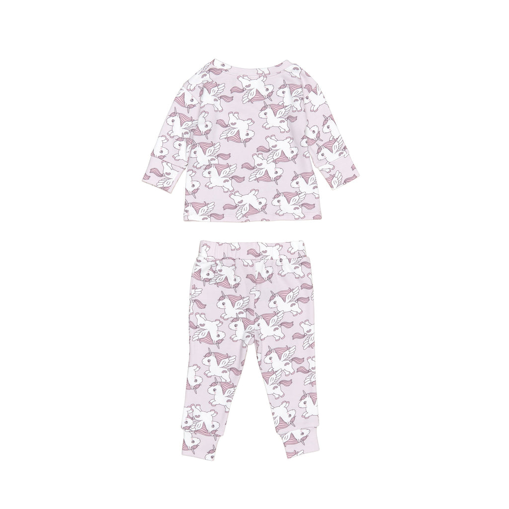 Huxbaby Magical Unicorn Pj Set - Bright Orchid