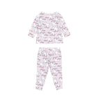 Magical Unicorn Pj Set - Bright Orchid