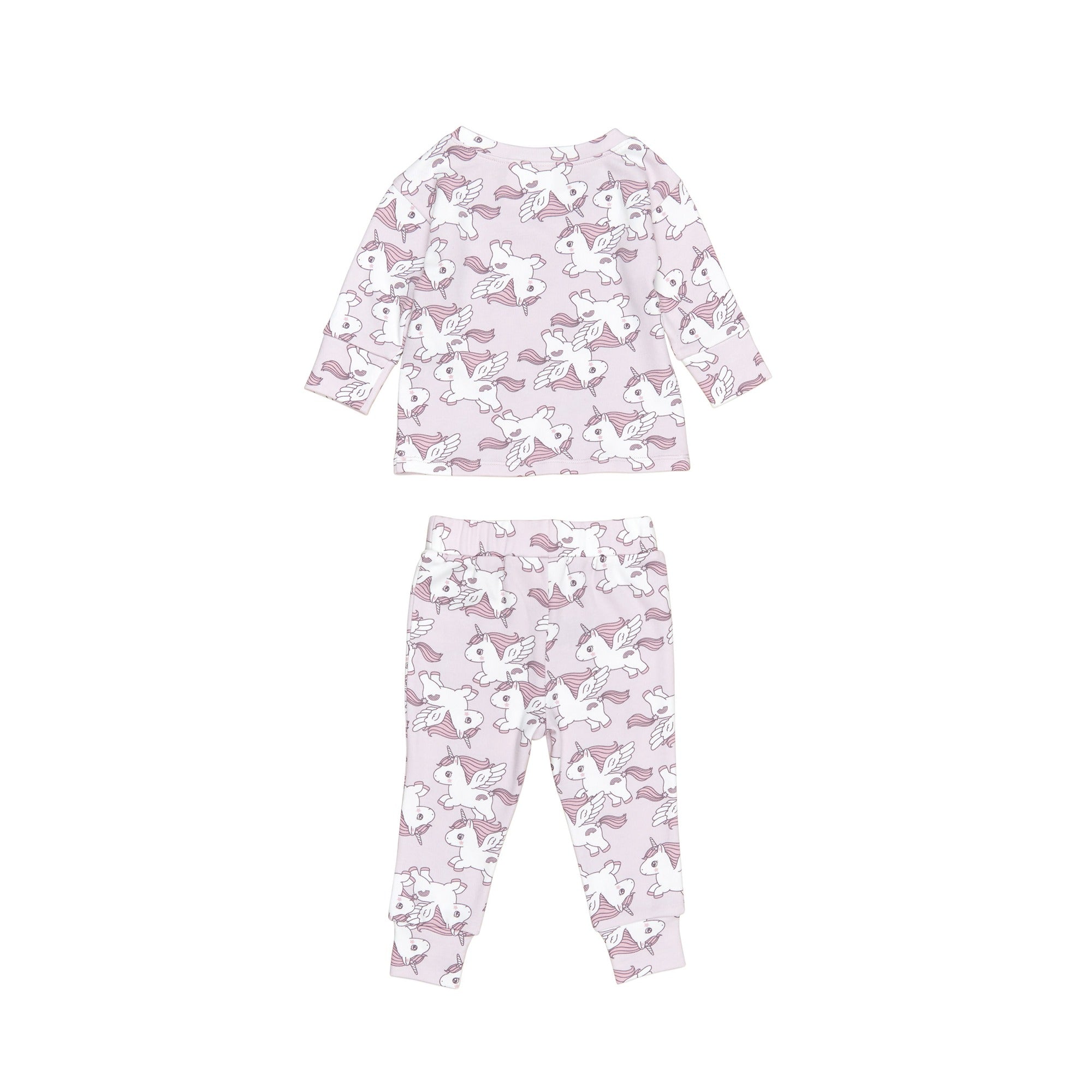 Huxbaby Magical Unicorn Pj Set - Bright Orchid