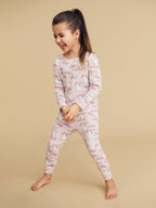 Magical Unicorn Pj Set - Bright Orchid