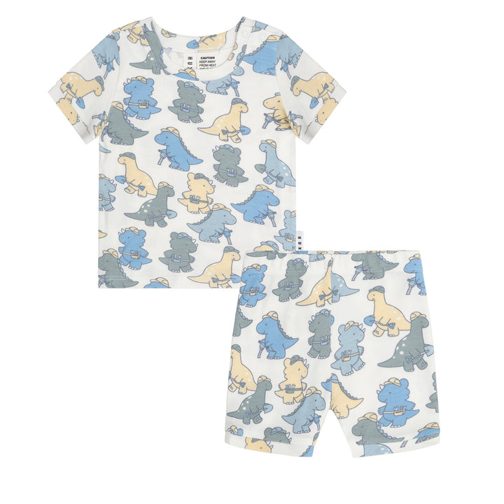 Huxbaby Construction Dinos Pyjamas - Multi