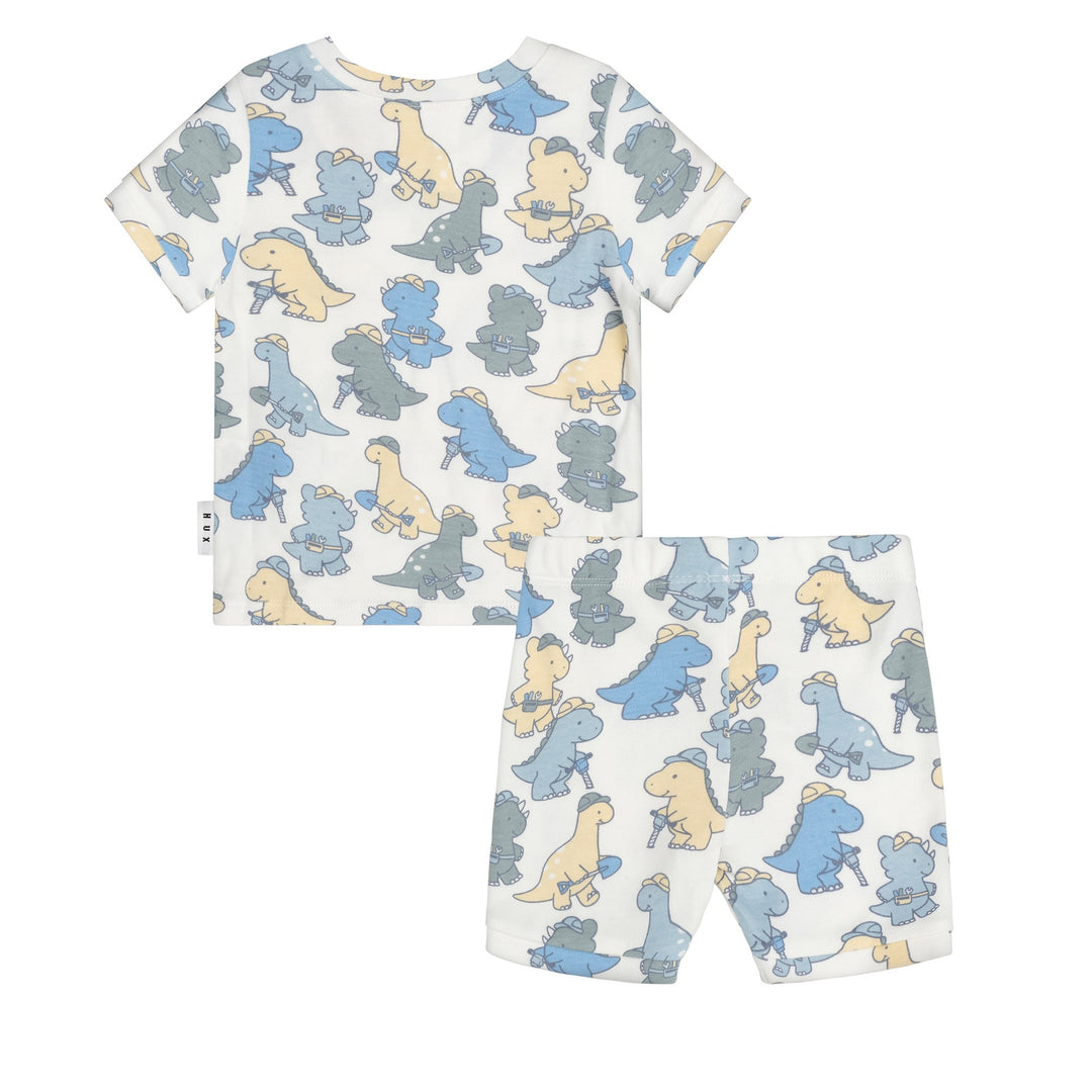 Huxbaby Construction Dinos Pyjamas - Multi
