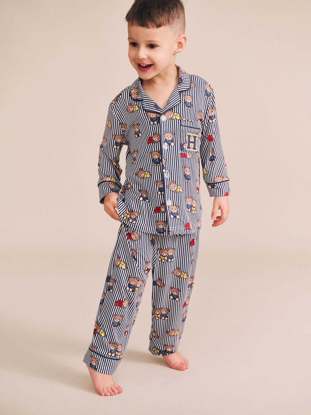 Sleepy Hux Stripe Pj Set