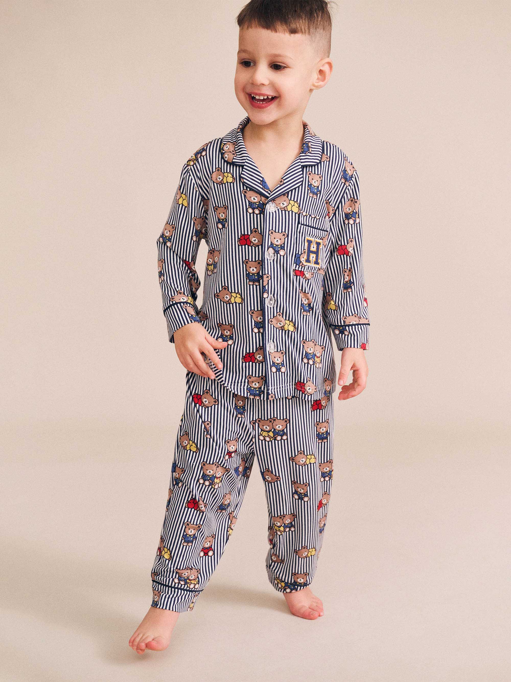 Sleepy Hux Stripe Pj Set