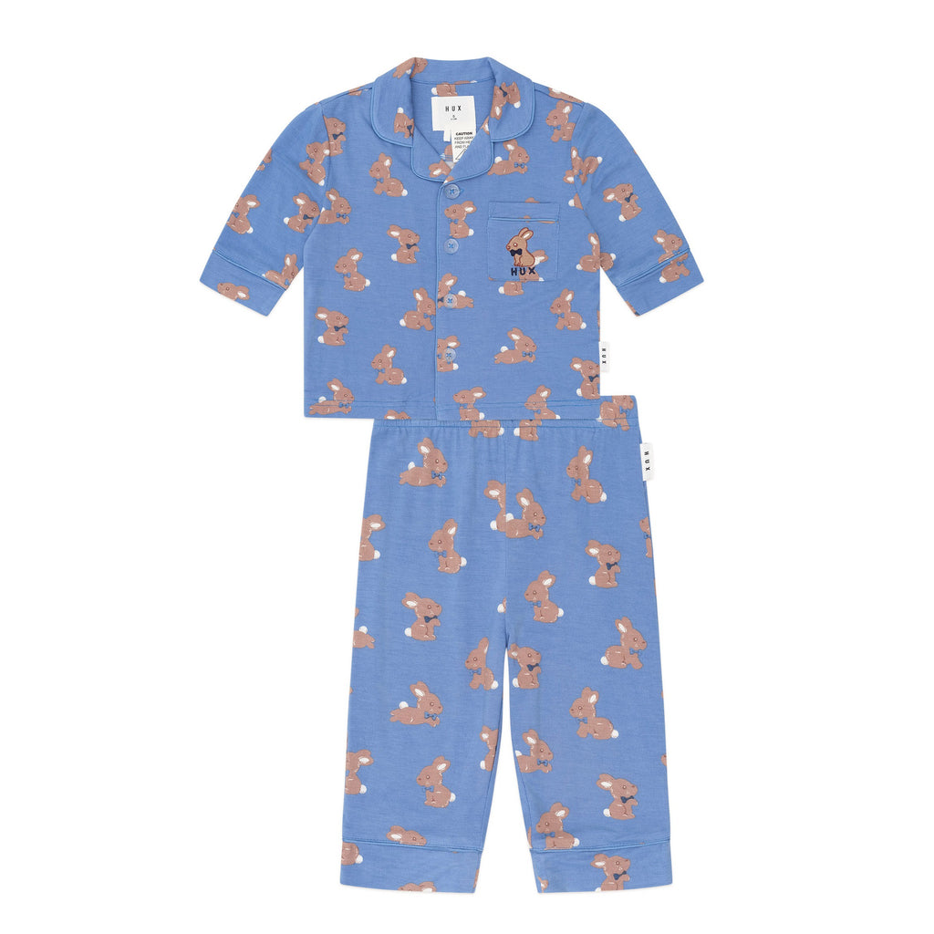 Vintage Blue Bunny Pj Set