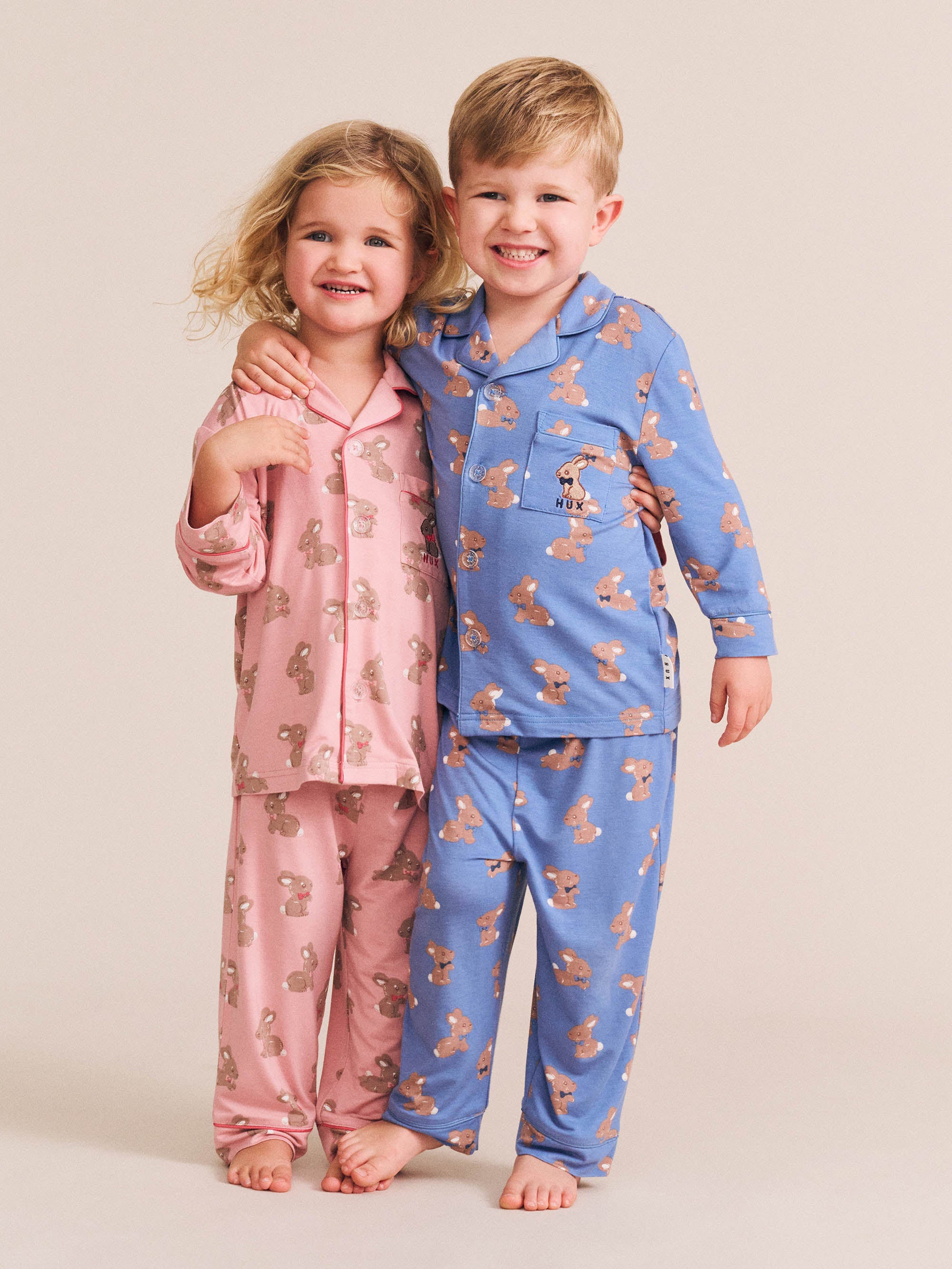 Vintage Blue Bunny Pj Set