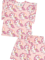 Rainbow Unicorn Frill Pyjamas - Candy