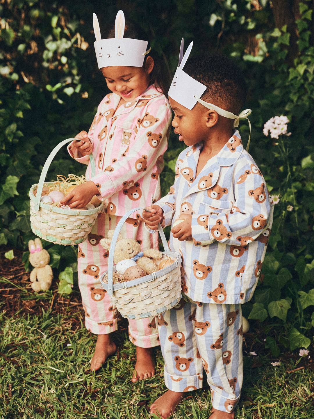 Huxbaby Rose Classic Hux Stripe Sleep Set
