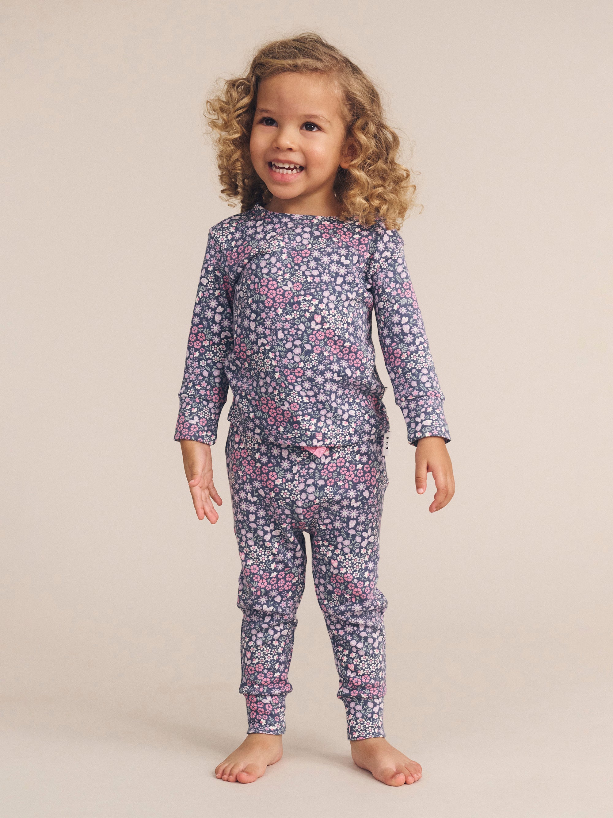 Huxbaby Midnight Flower Garden Sleep Set