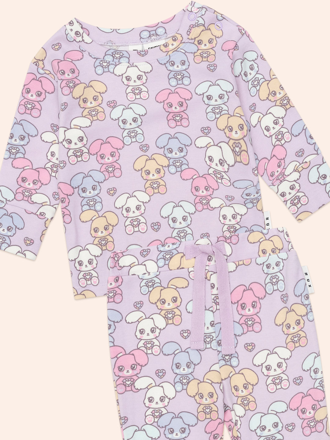 Huxbaby Gem Bunny Sleep Set & Friend