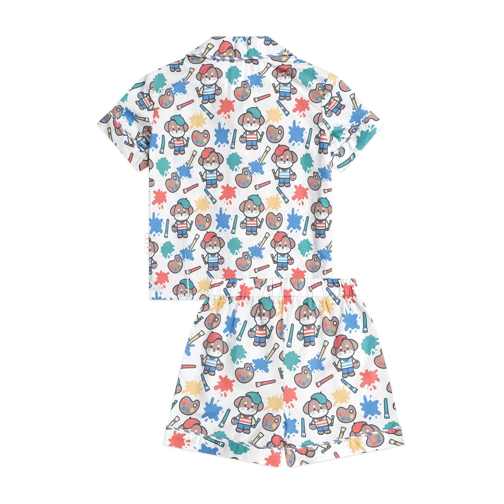 Huxbaby Parisian Painter Pup PJs