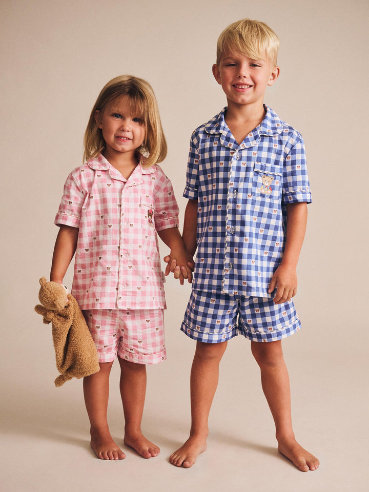 Huxbaby Huxbear Check PJs