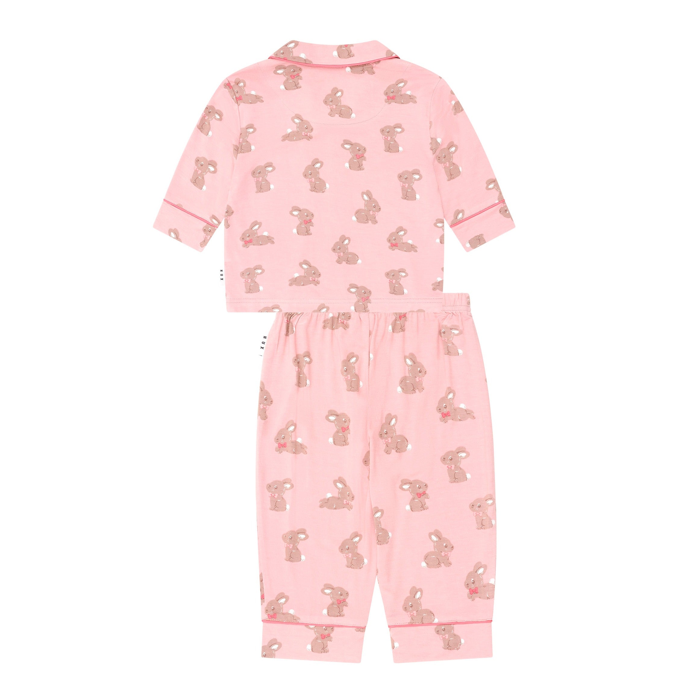 Dusty Pink Bunny Pj Set