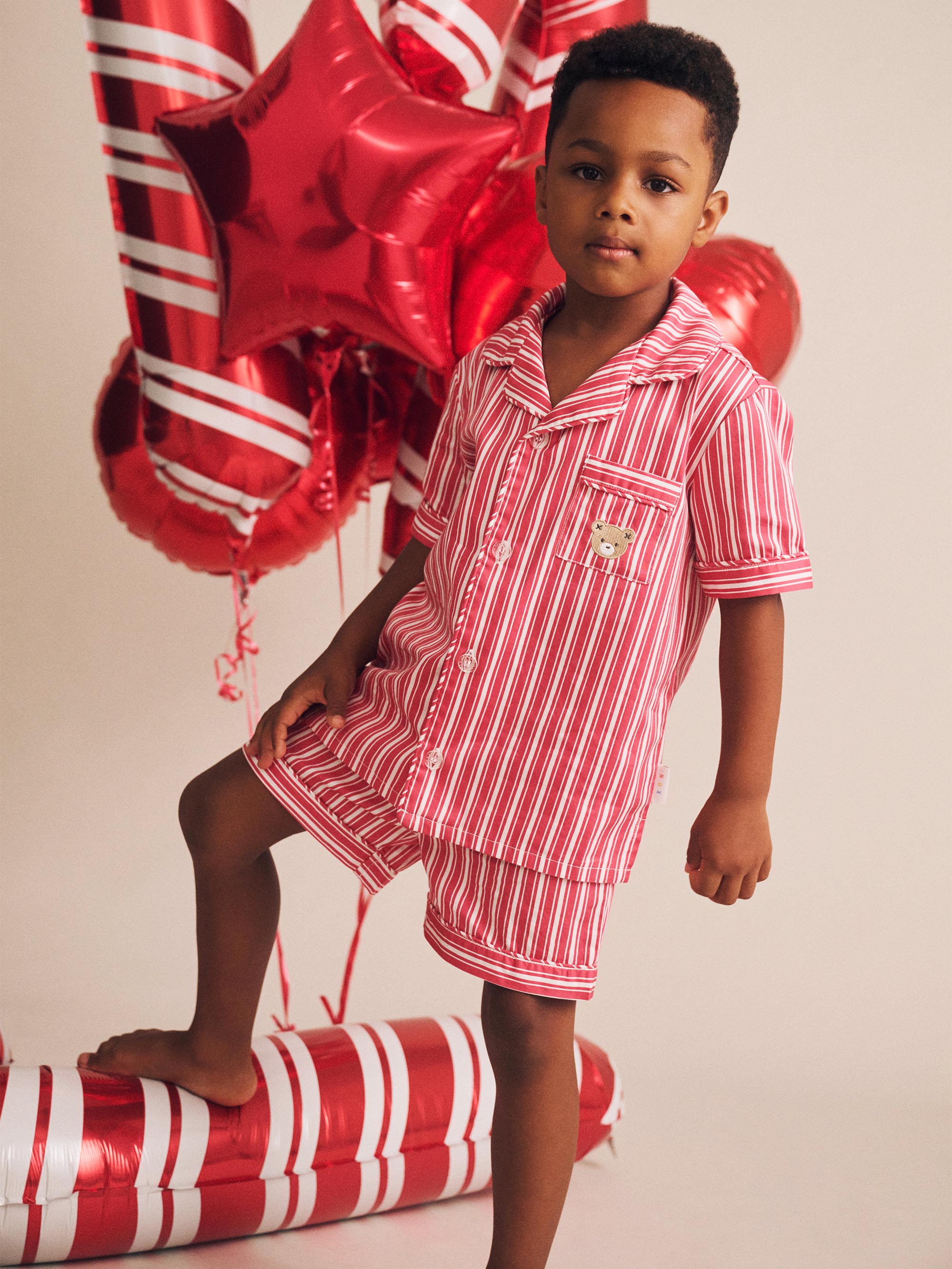 Huxbaby Tis The Season PJs Candy Cane