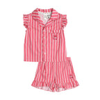 Tis The Season Frill PJs Candy Cane