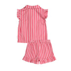 Tis The Season Frill PJs Candy Cane
