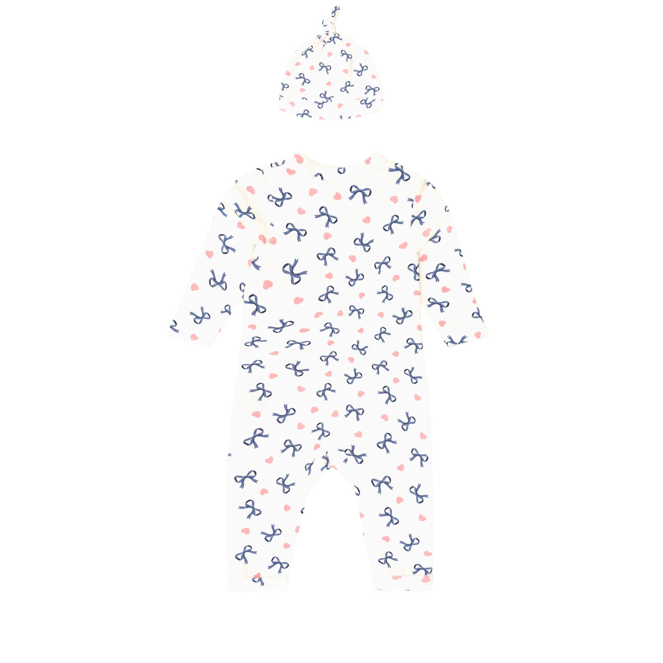 My First Hux Hearts And Bows  Newborn Romper