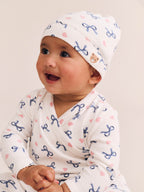 My First Hux Hearts And Bows  Newborn Romper