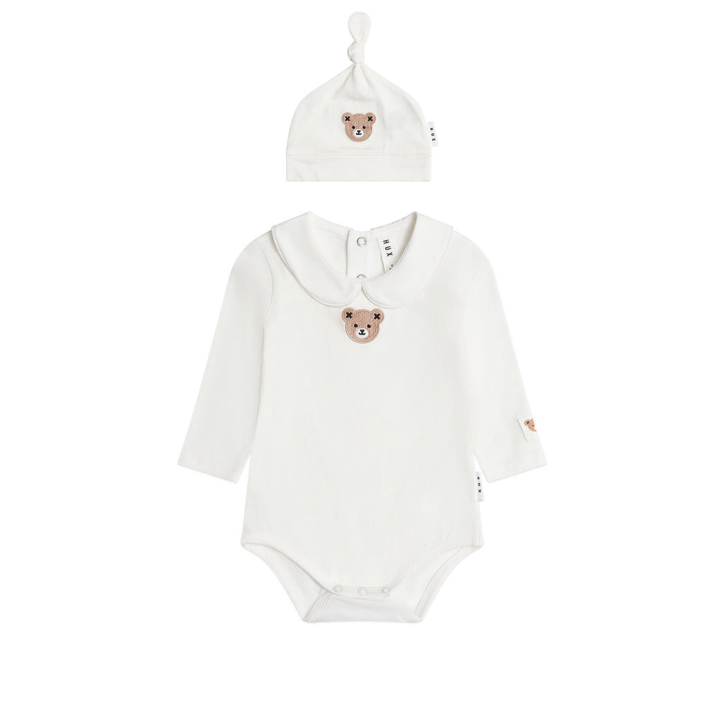 Huxbaby Baby's First Outfit Romper & Hat
