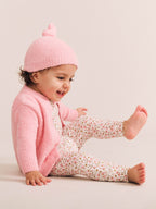 My First Hux Apricot 4Pc Boucle Newborn Set