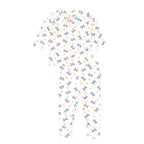 Hearts And Bows Long Sleeve Pj Set