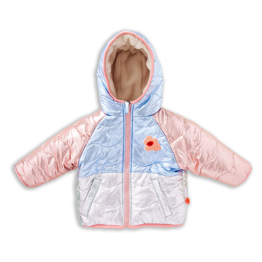 Hej Blomma! Reversible Kids Puffer Jacket