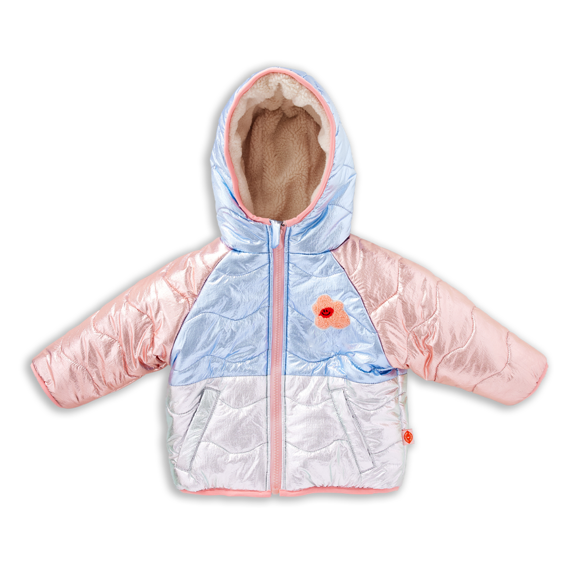 Hej Blomma! Reversible Kids Puffer Jacket