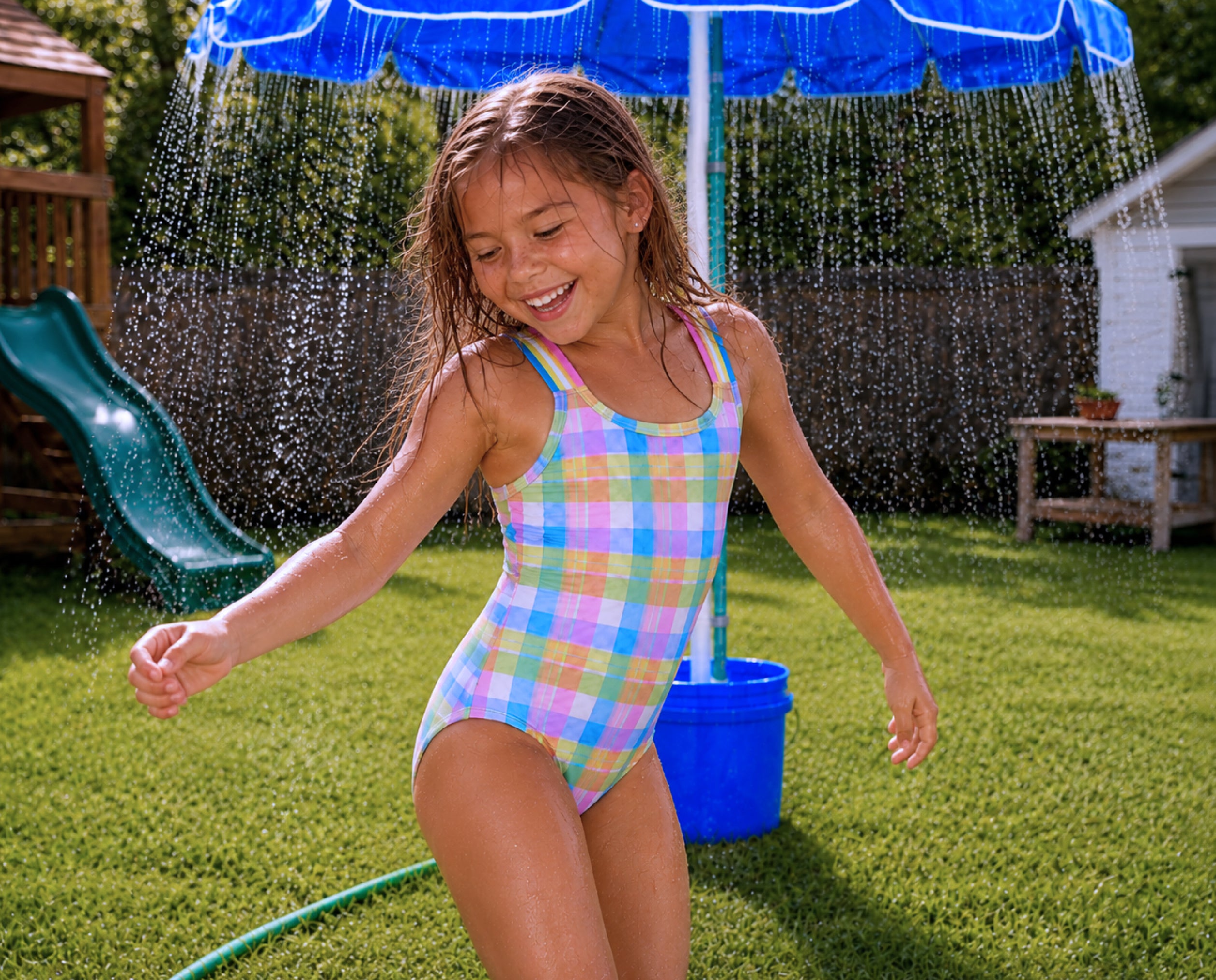 Carnival Check Swimsuit