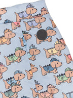 Dino Dog Reversible Dog Vest - Mountain Blue