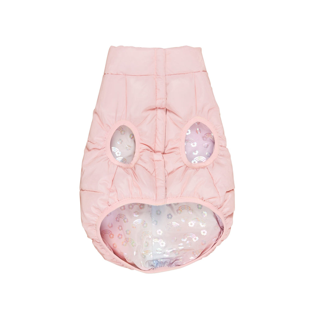 Rainbow Reversible Dog Vest - Rosebud