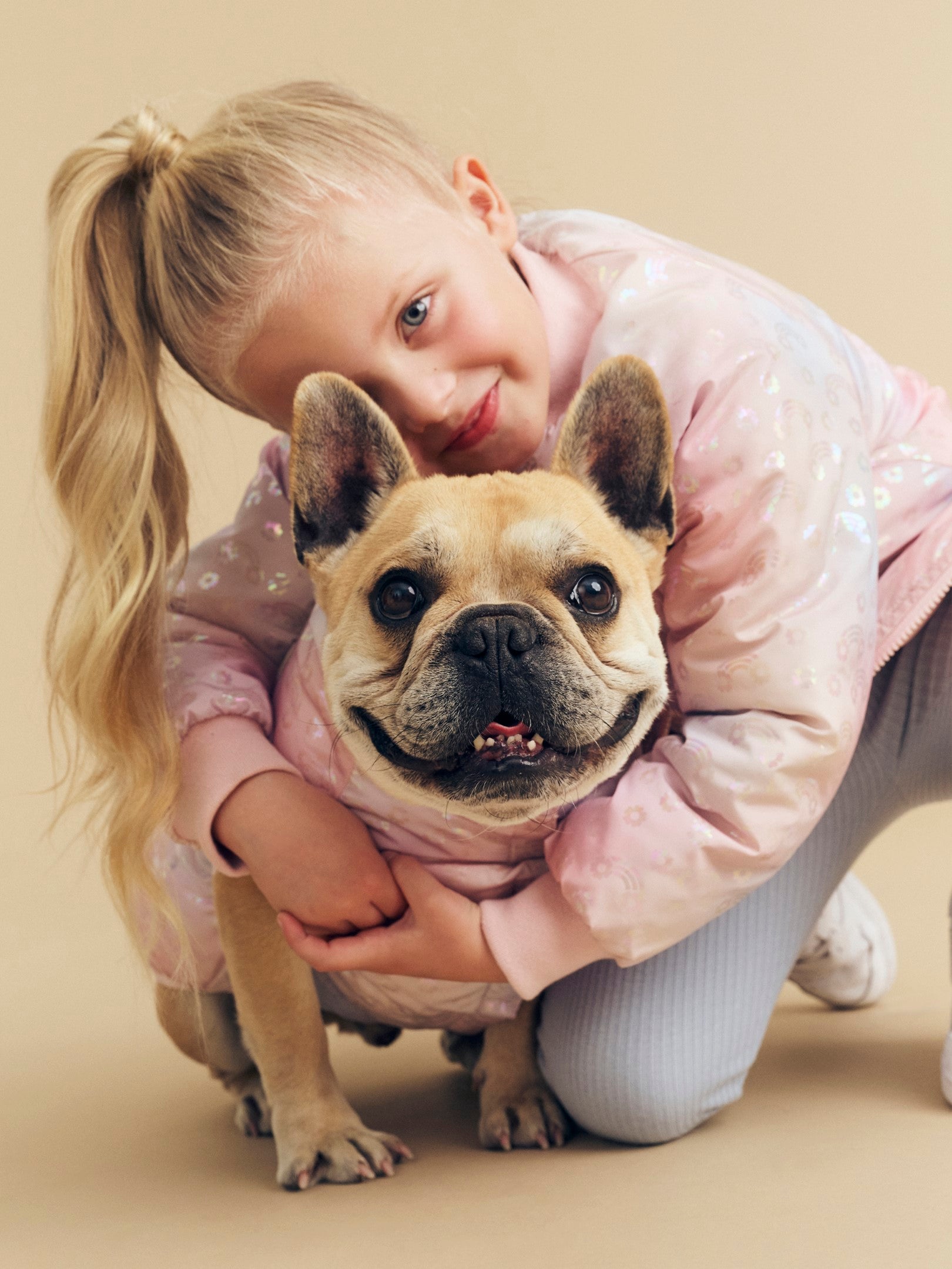 Rainbow Reversible Dog Vest - Rosebud