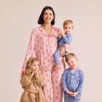 Dusty Pink Bunny Womens Pj Set