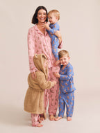 Dusty Pink Bunny Womens Pj Set