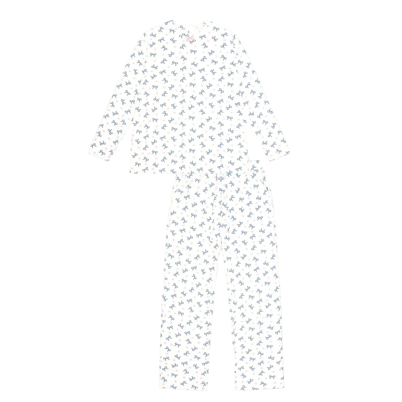Womens Long Sleeve Pj Set