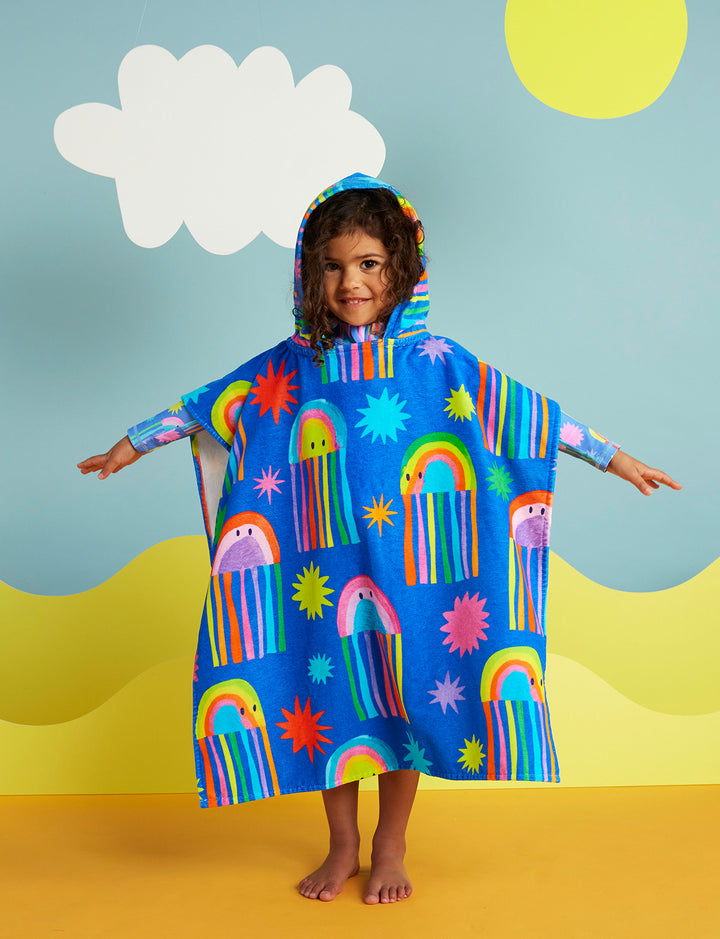 Halcyon Nights Here We Glow Kids Hooded Towel