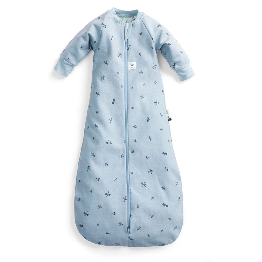 Jersey Sleeping Bag Long Sleeve  1.0 TOG - Dragonflies