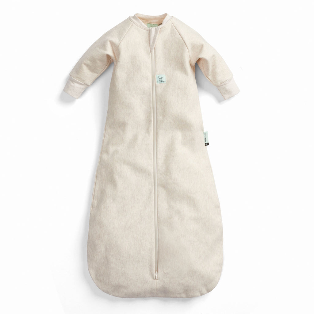Jersey Sleeping Bag Long Sleeve  1.0 TOG - Oatmeal Marle