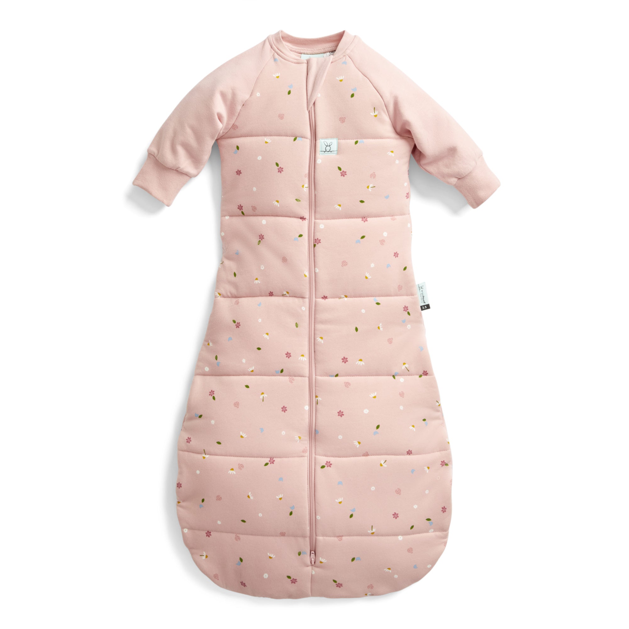 Jersey Sleeping Bag Long Sleeve  2.5 TOG - Daisies